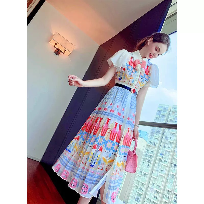 My undivided attention floral dress CD57 image