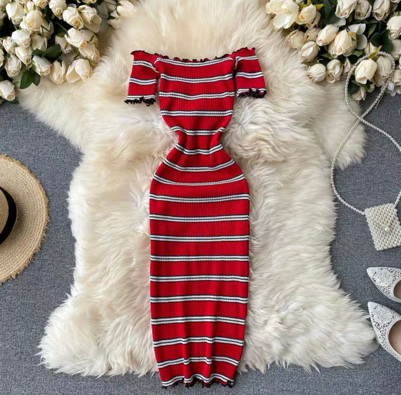 Clink and sip bodycon gown KBC2 image