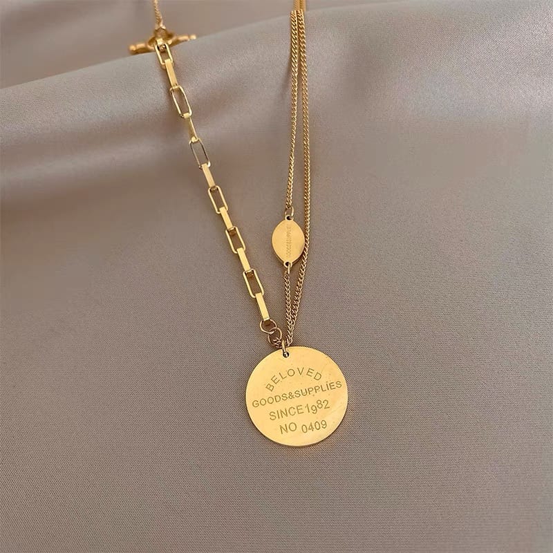 Egyptian beauty gold necklace JW129 image