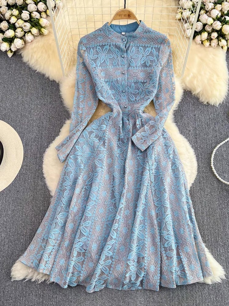 Classic girl lace dress FD281 image