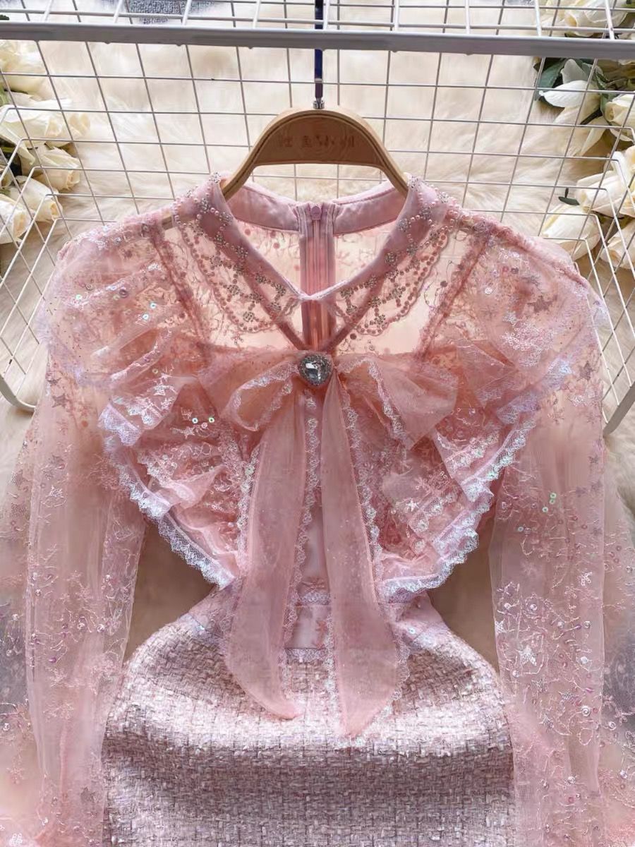 Crystal clear persuasion woolen dress FD523 image