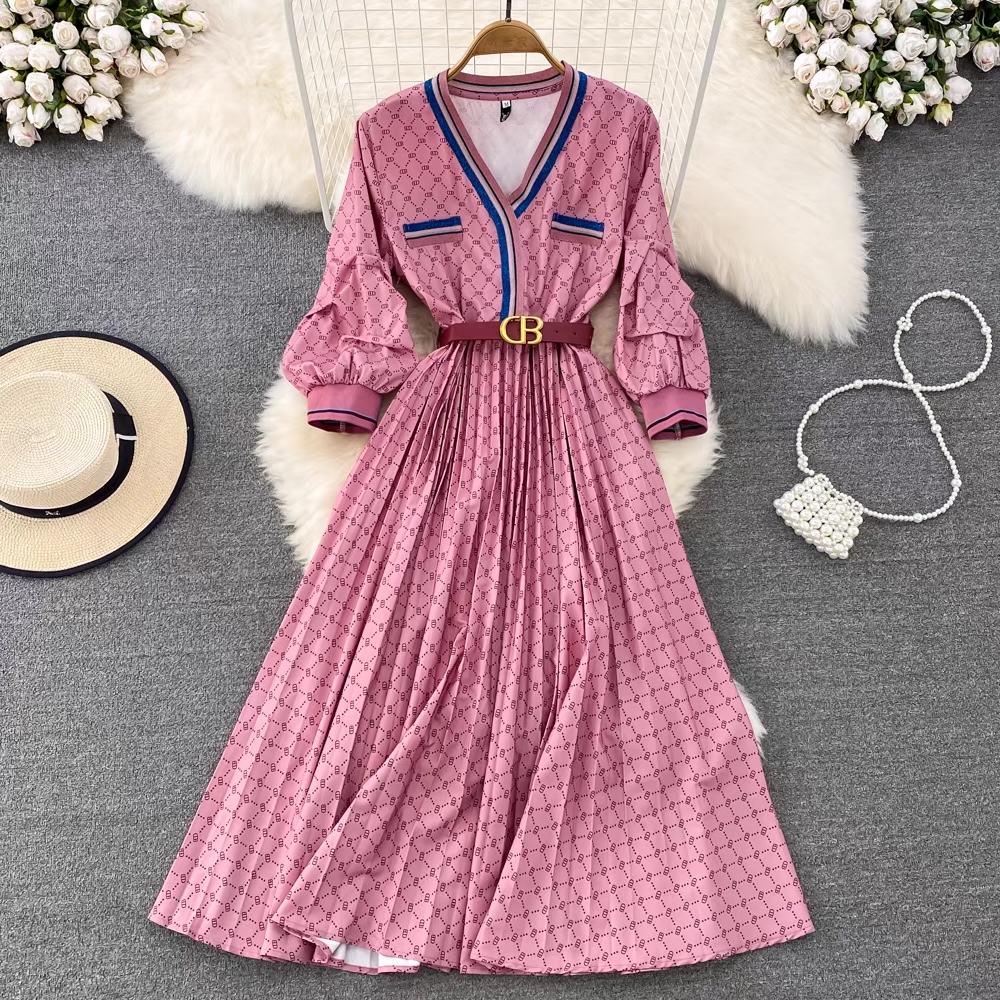 Uptown girl dress & belt FD86 image