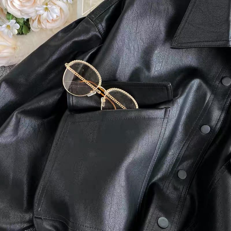 High fashion leather jacket LJ101 image
