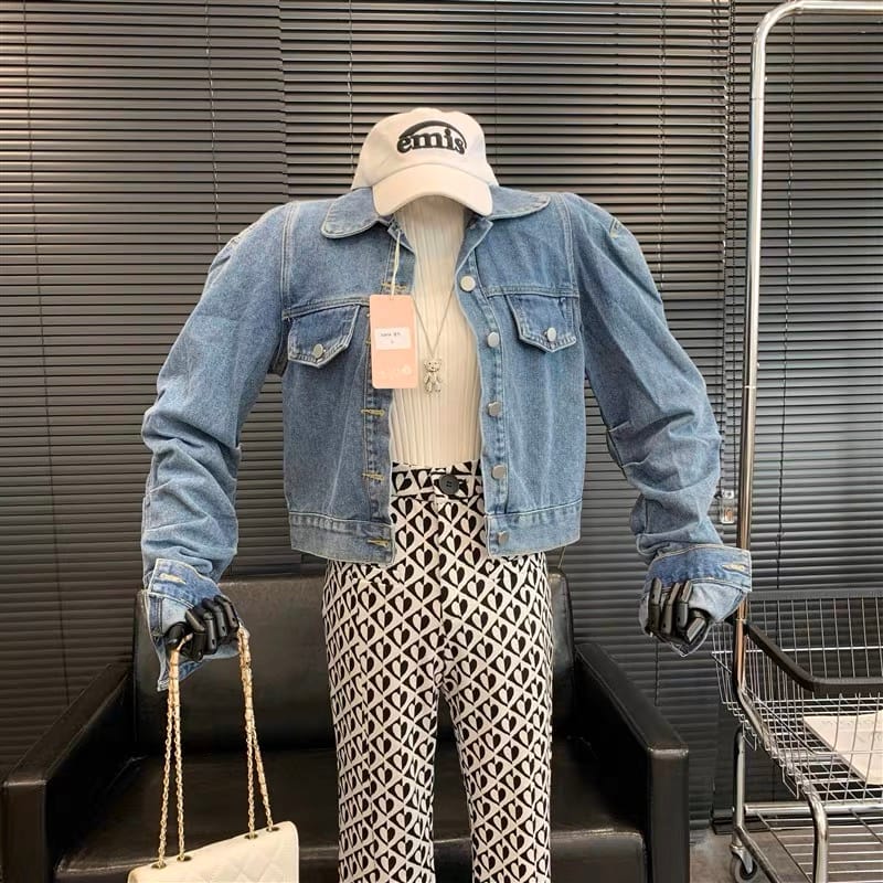 Baby move denim jacket image