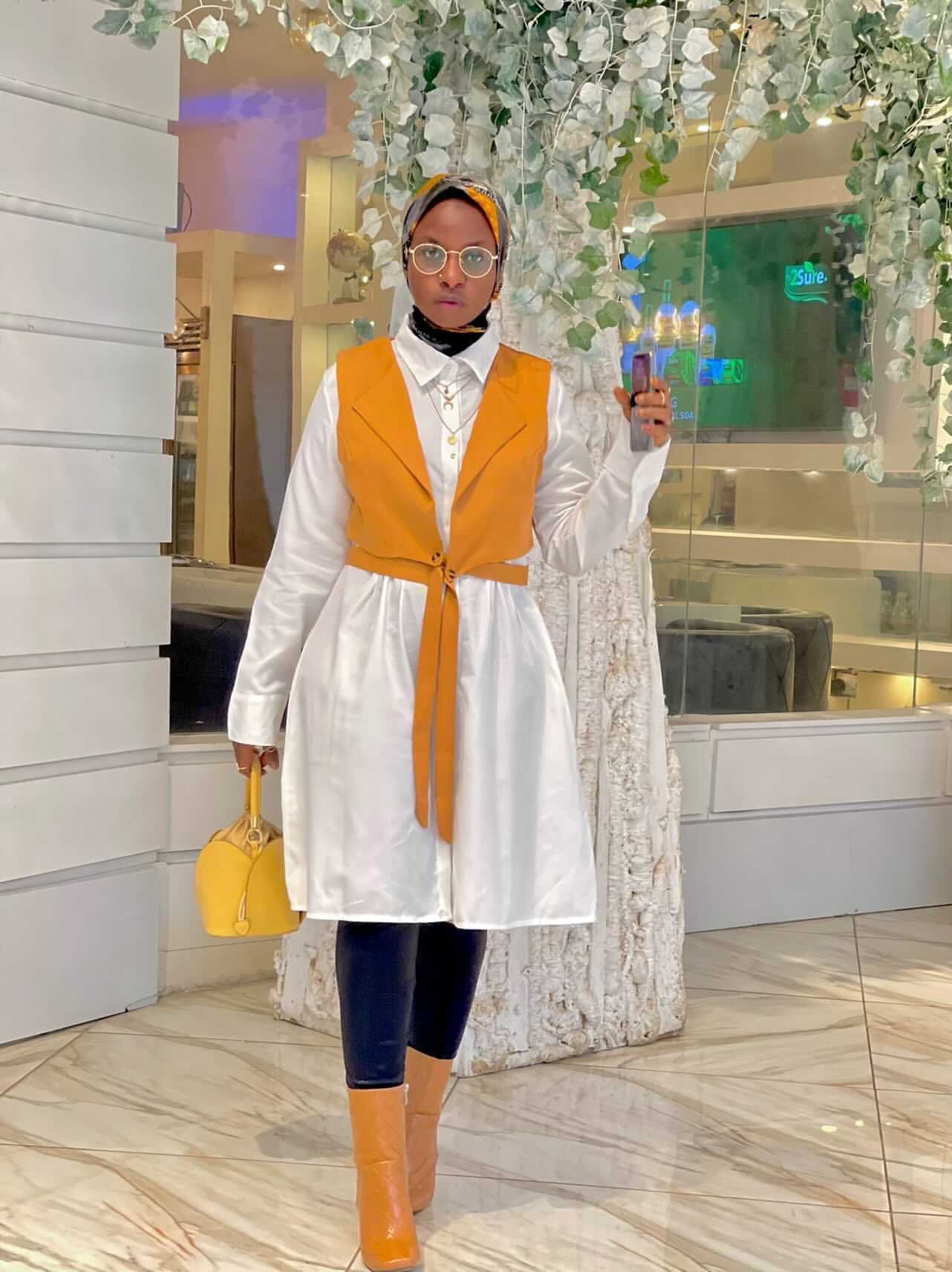 Boss moves waist coat & dress image