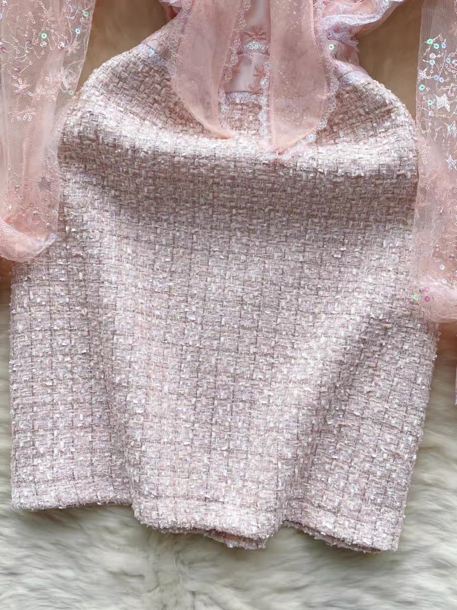 Crystal clear persuasion woolen dress FD523 image