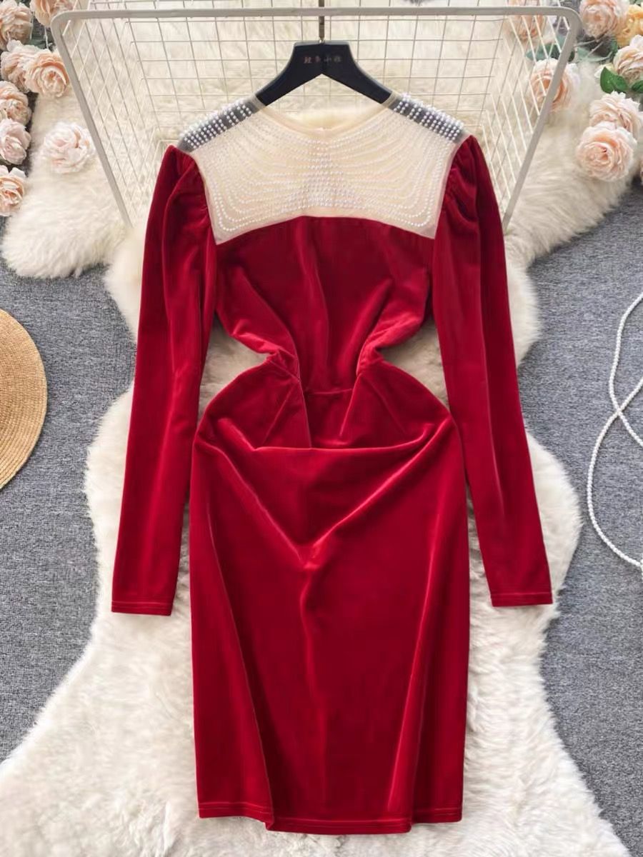 Making changes velvet dress CBC378 image