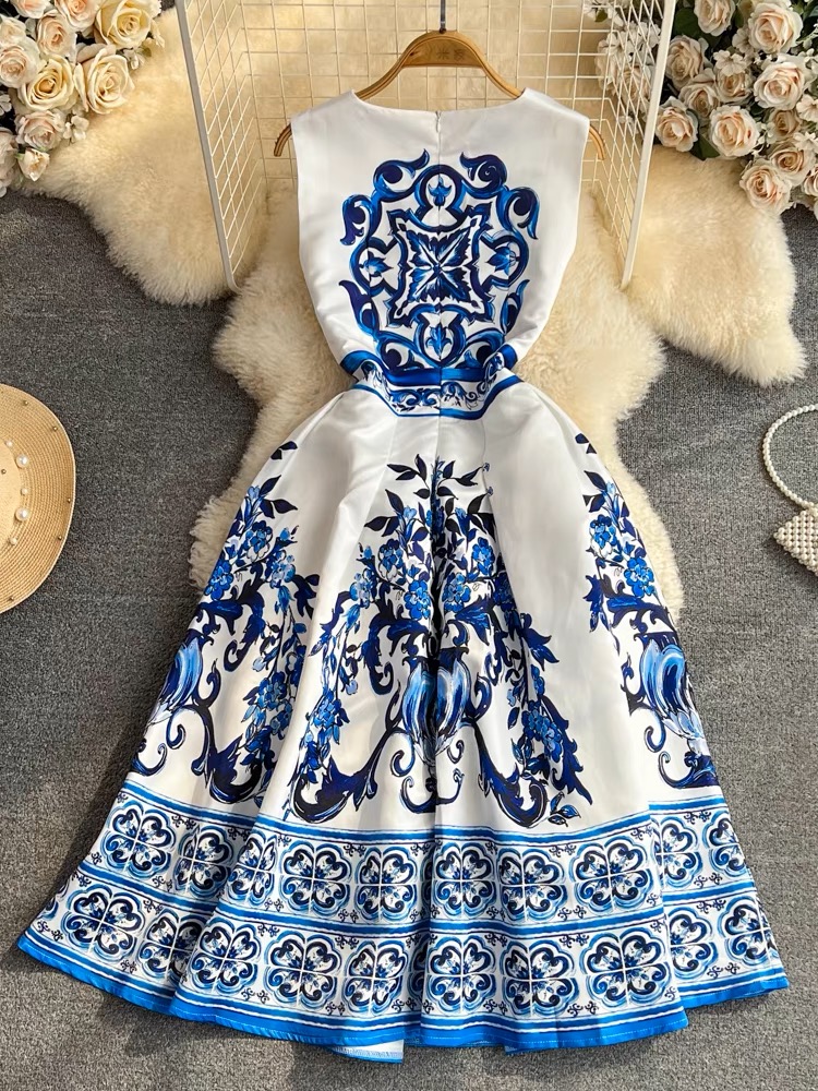 Happy and blessed print dress FD198 image