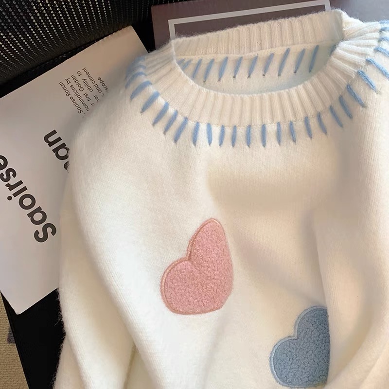 Primadonna heart print sweat top SSZZ287 image