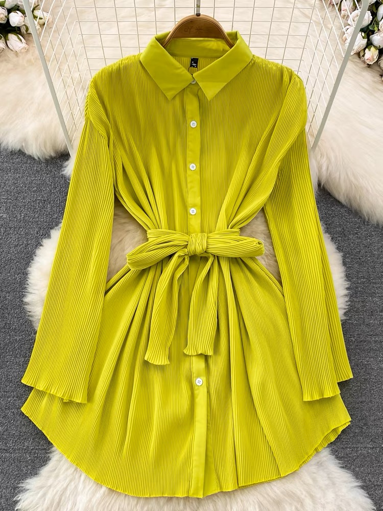 Iconic moment stretchy shirt dress SDZZ802 image