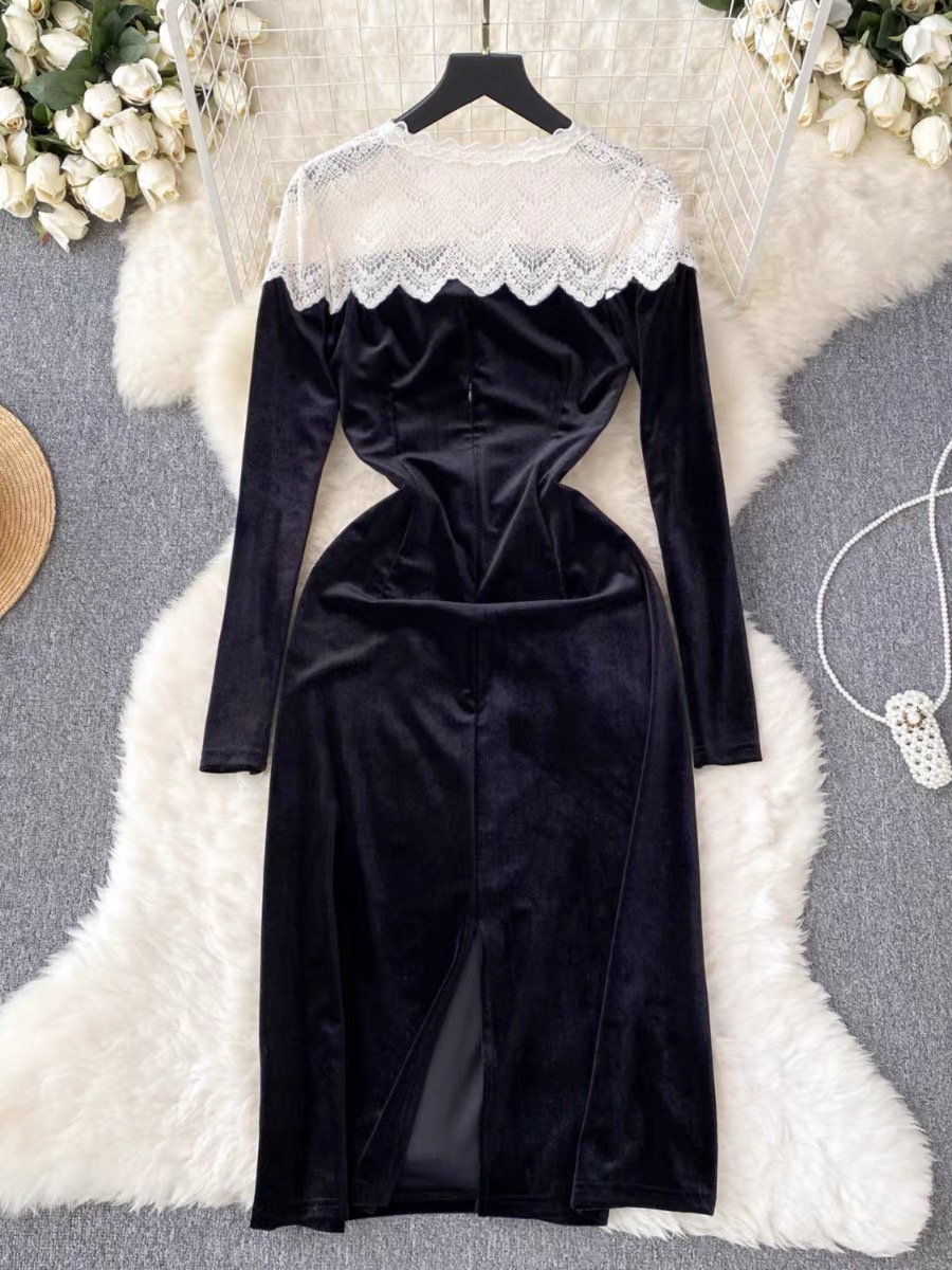 Nadia velvet dress FBC59 image