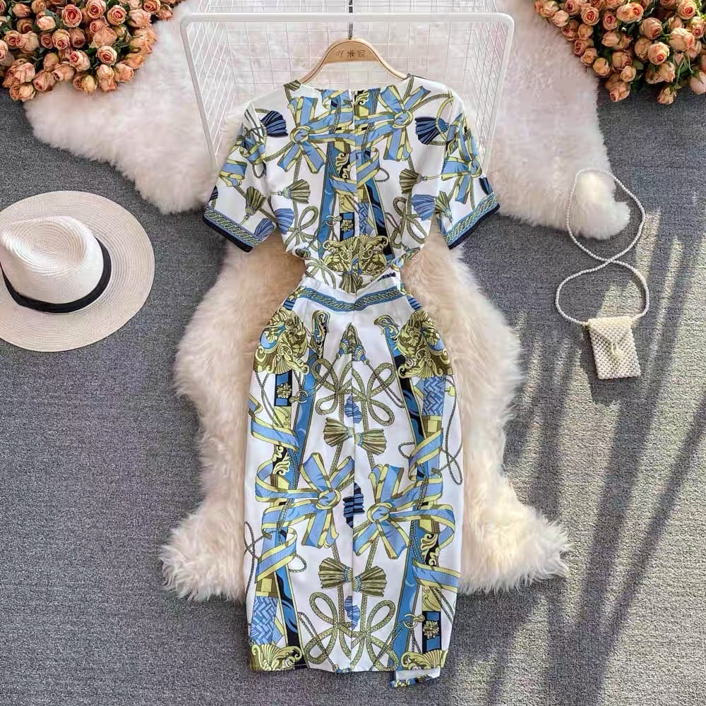 First night in Tokyo print gown FBC4 image