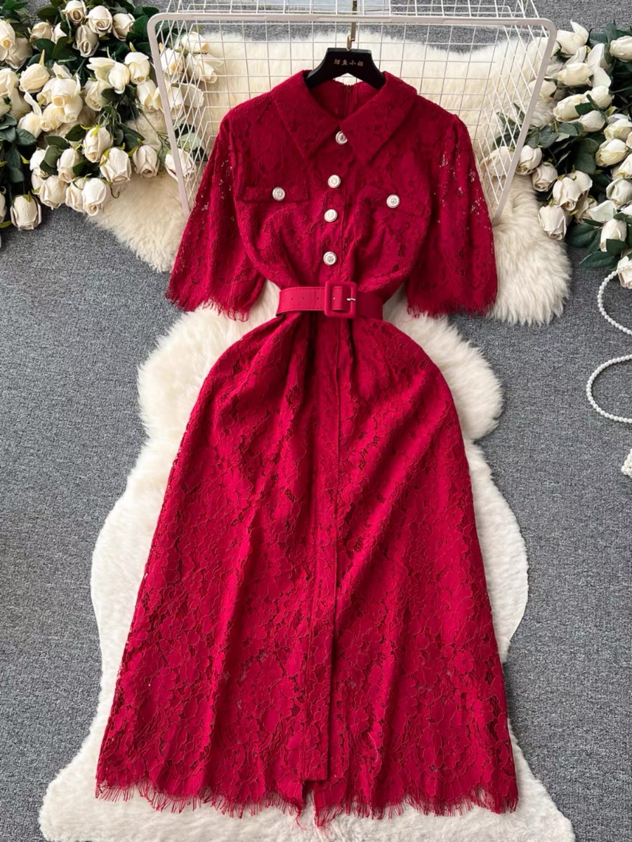 Coffee on Wall Street lace dress FD228 image