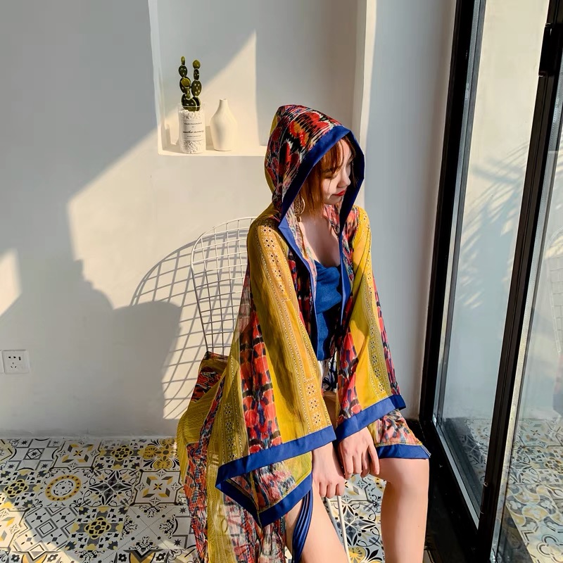 My man & I in maldives hoody kimono KM103 image