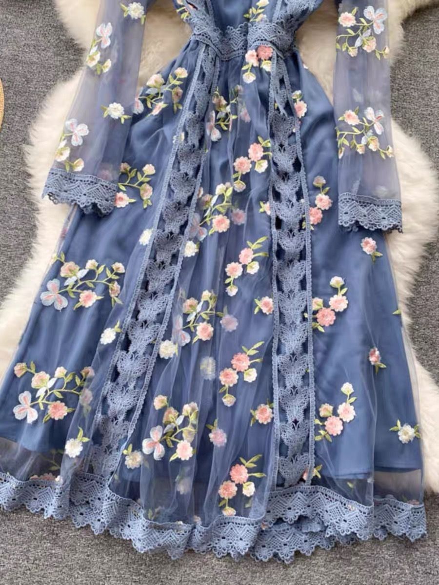 Aunty ada floral dress EVD71 image