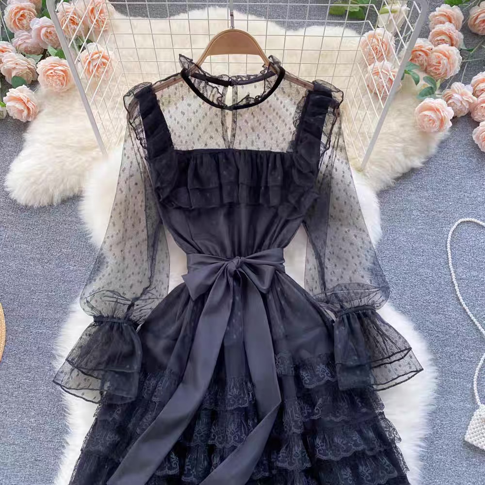 Pamela mesh dress FD88 image