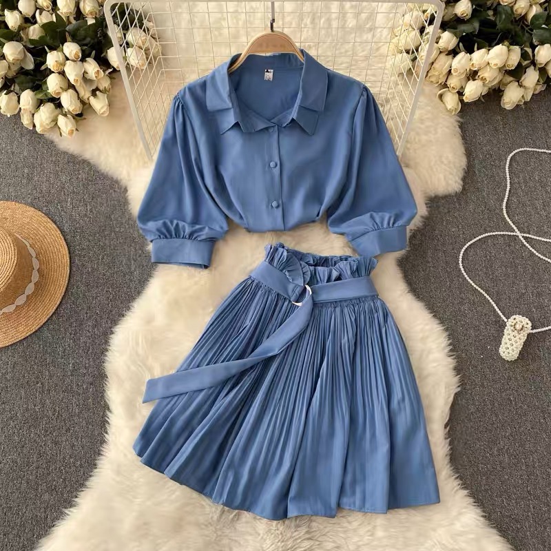 Want to be yours pleated set TPZZ1085 image