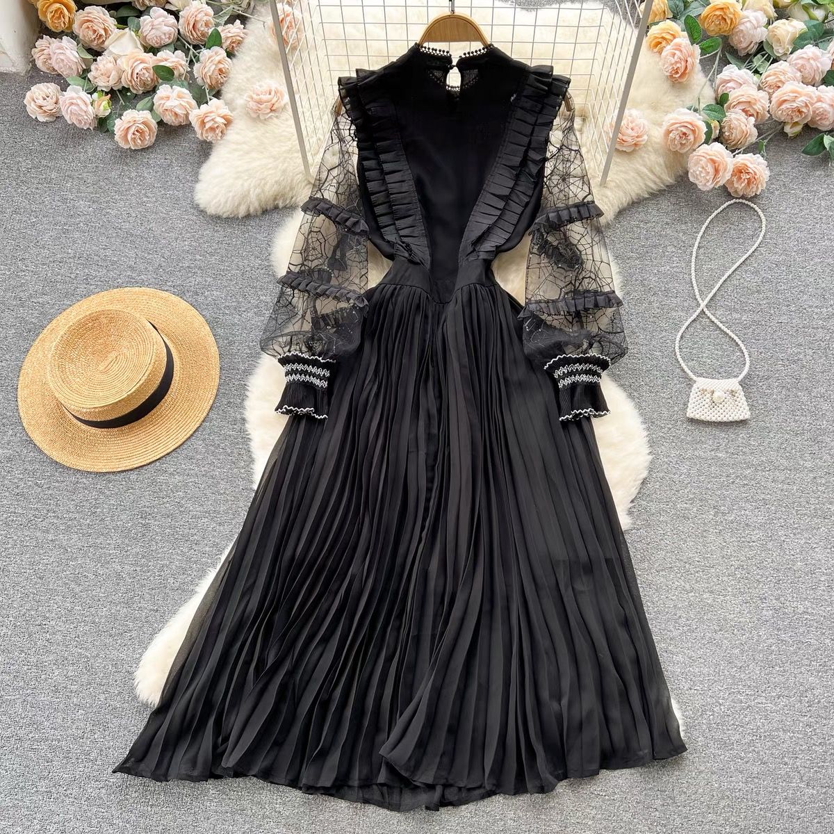 Cocktail queen black dress FD223 image