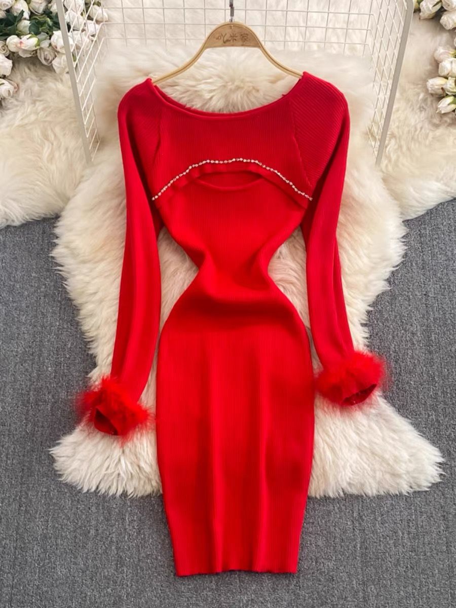 Warm and cozy knitted gown KBC131 image