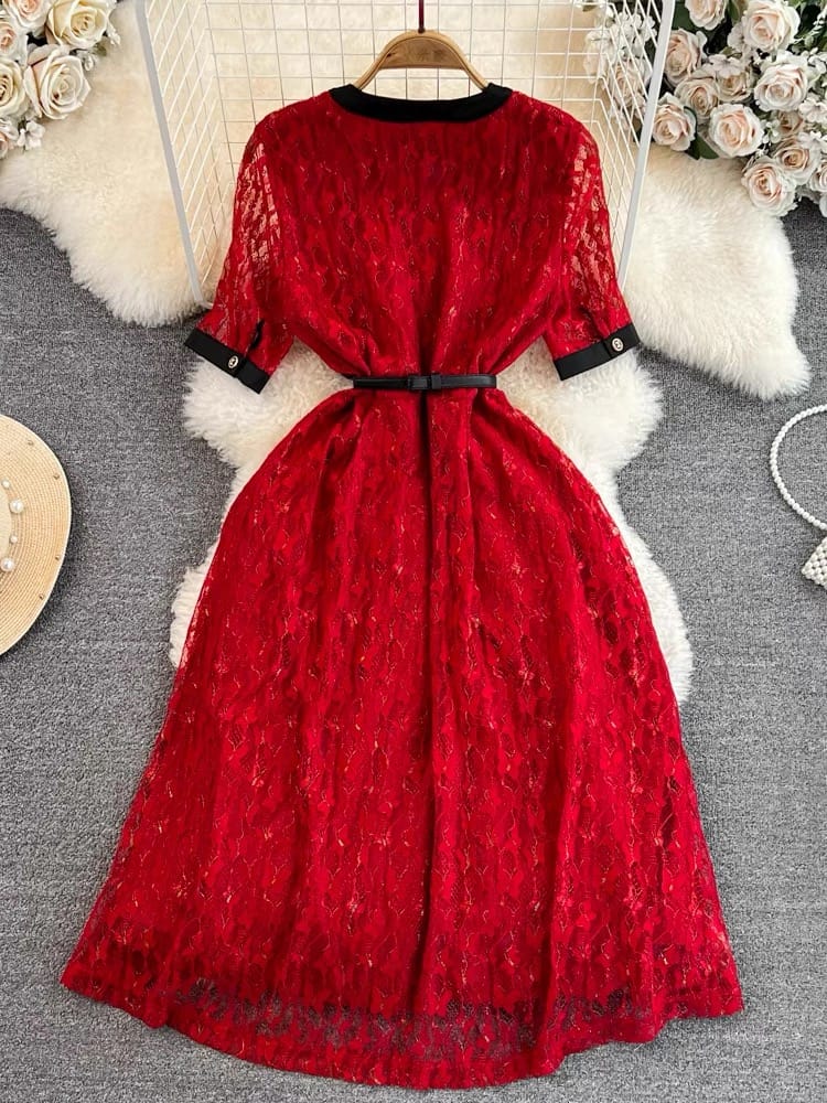 Heavenly paris lace dress FD277 image