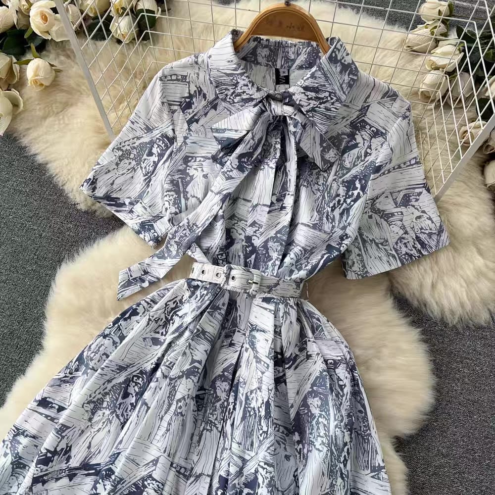 Soulmate print dress CD126 image