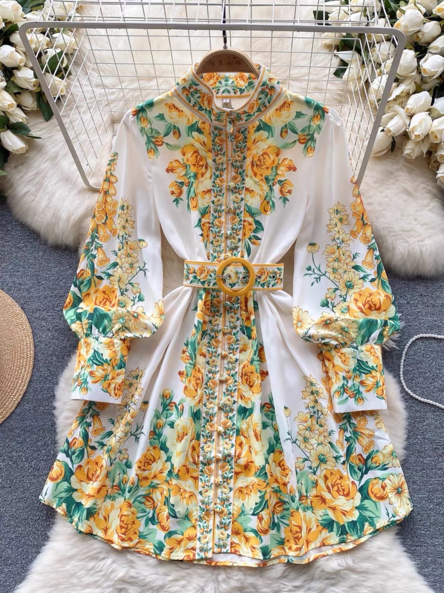 Pure goddess floral dress ED93 image