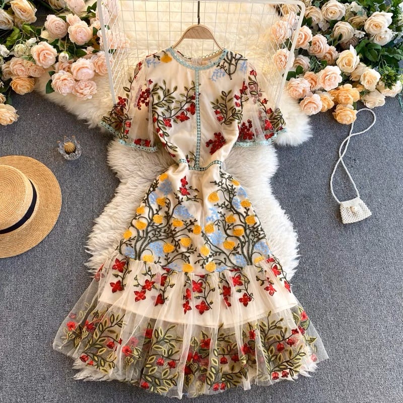 Always been fancy floral dress FD120 image