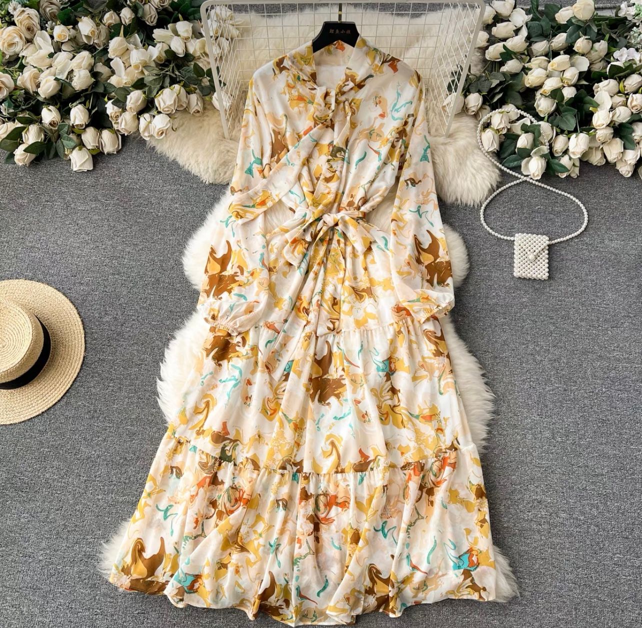 Brooklyn babe floral dress CD592 image