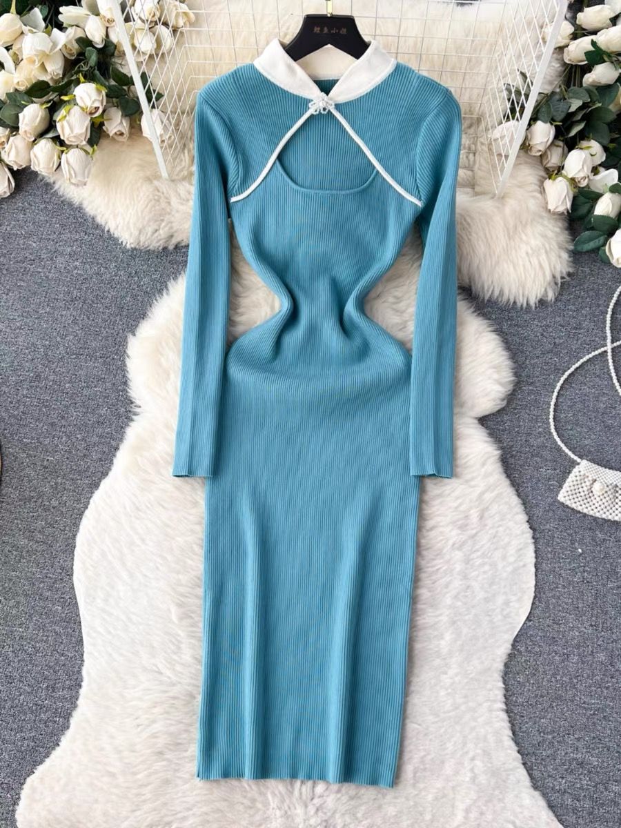 Paradise city knit gown KBC87 image