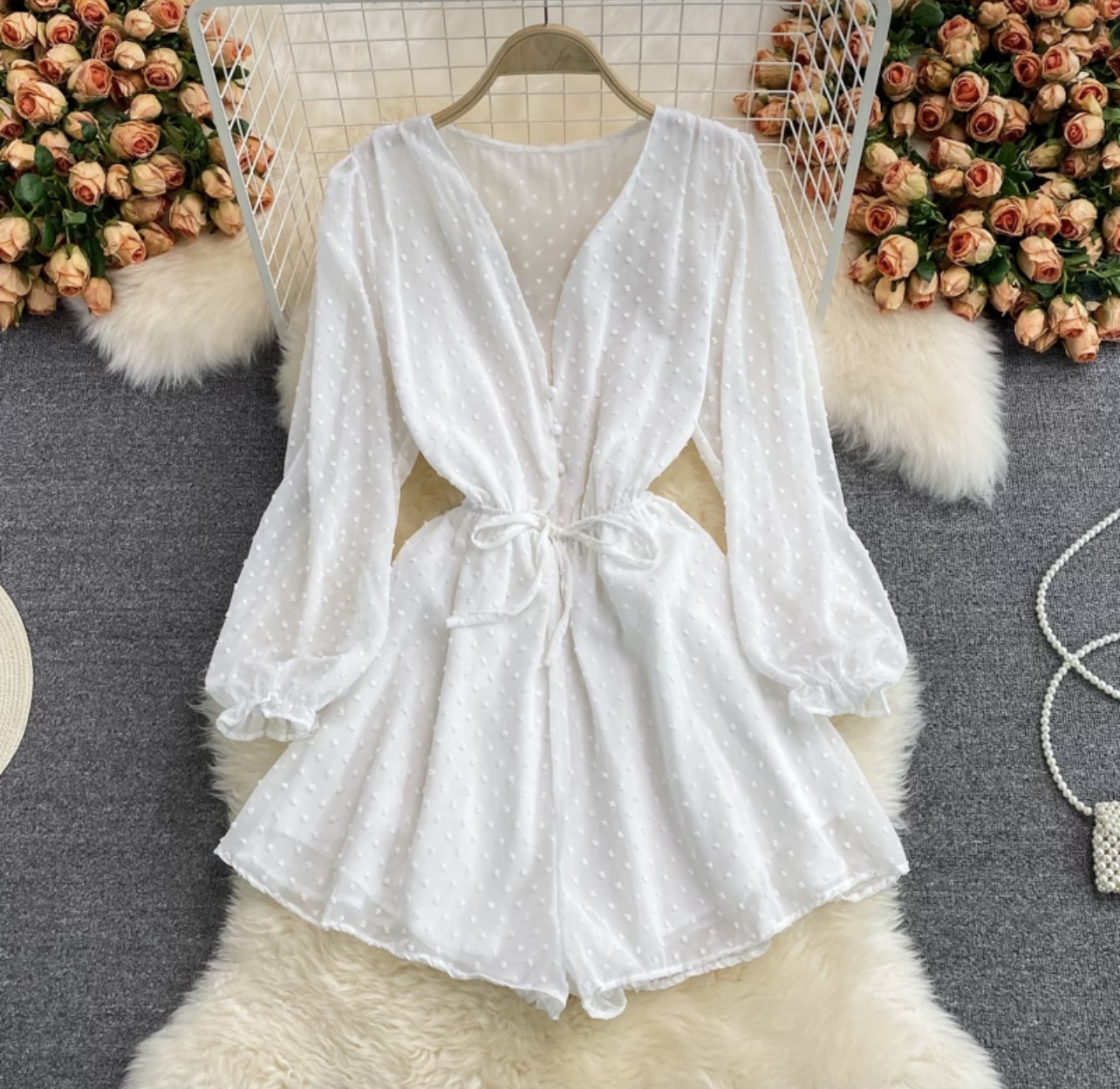 Setting the mood cotton jumpsuit JRZZ516 image