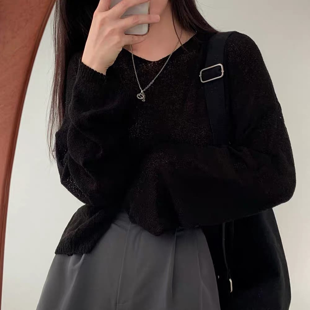 Let’s work it out sweater top TZZ2339 image