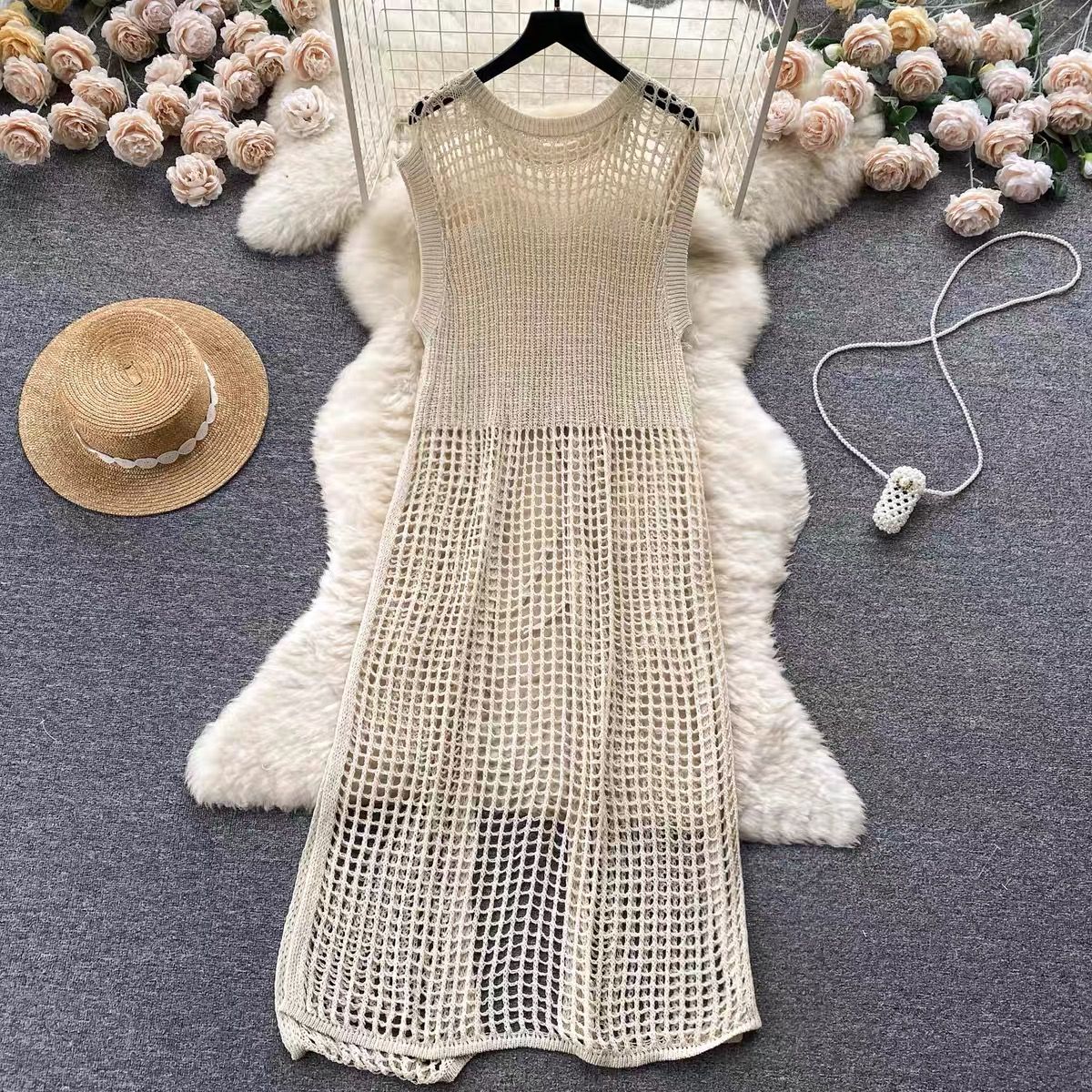 Only fun & games beach crotchet dress KD132 image