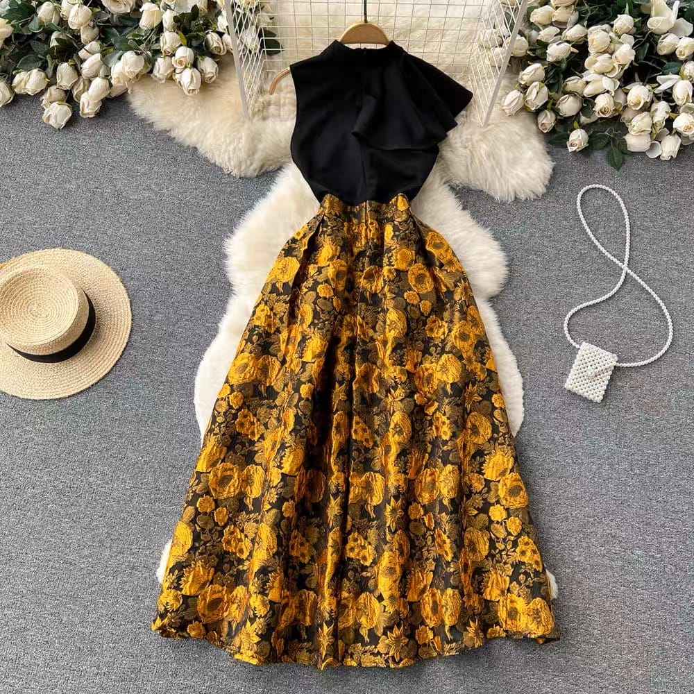 Lois brocade lace dress FD150 image