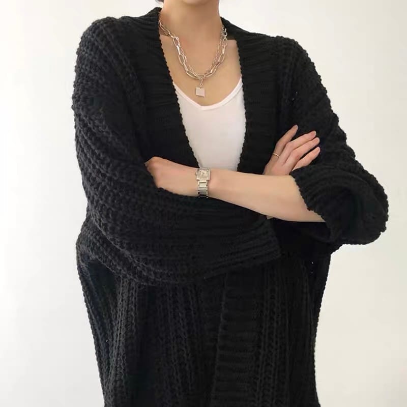 Stay solid kimono sweater KM117 image