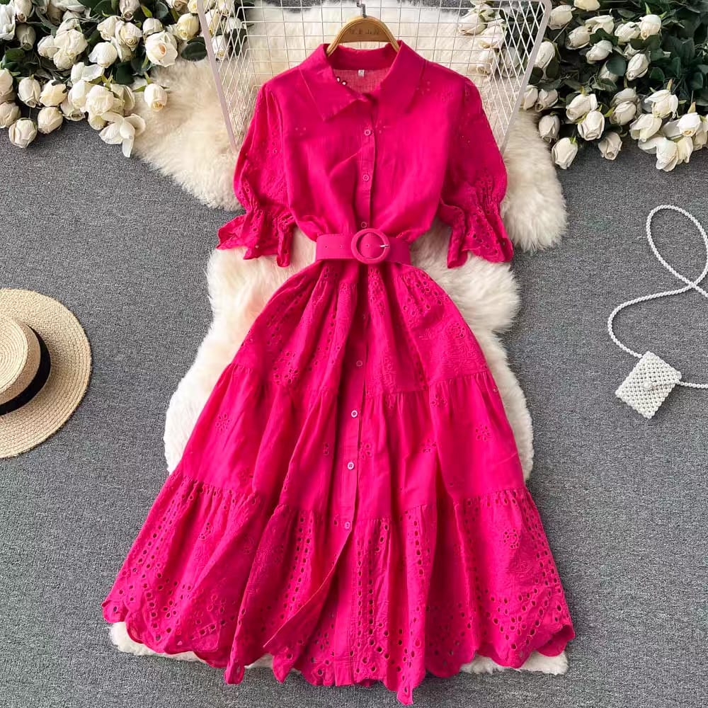 Mingle sensation lace dress & belt FD43 image