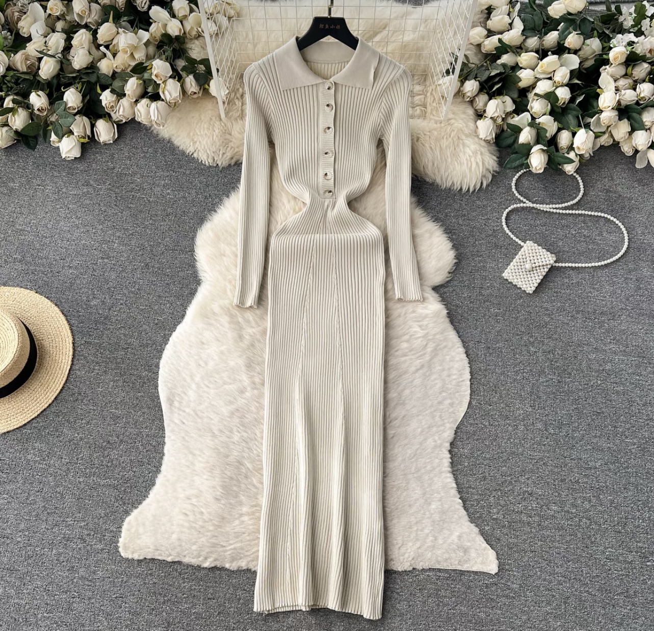 On the list knit gown KBC72 image