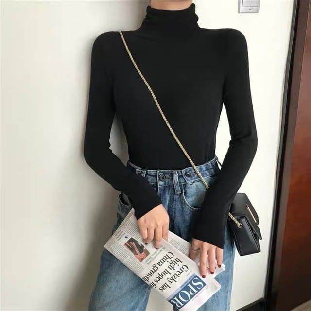 Won’t stop loving you turtle neck top 5KZZ103 image