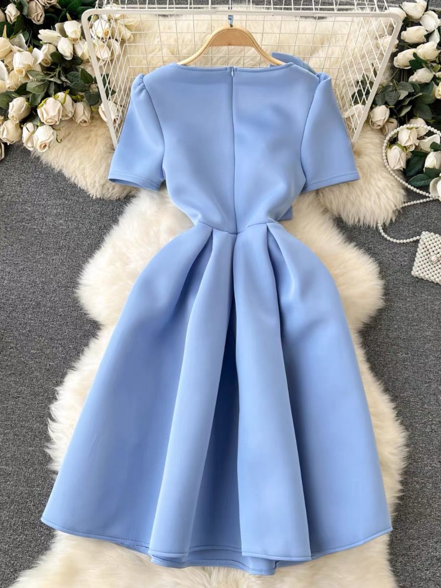 Wedding guest midi dress EVD81 image