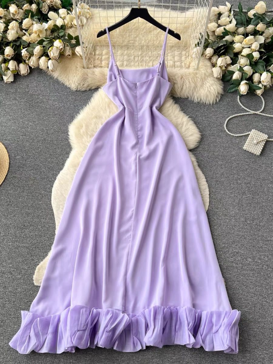 Make your move ruffle ends dress EVD58 image