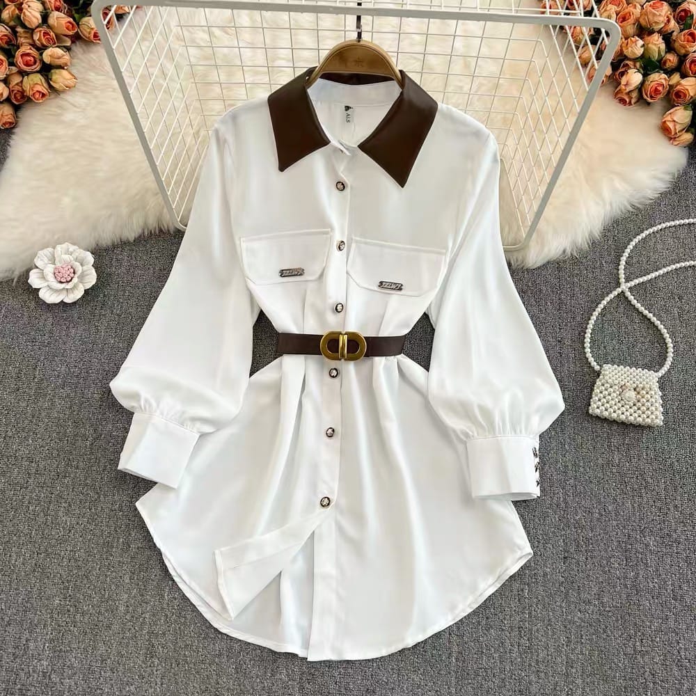 Dinner dates shirt dress SDZZ421 image