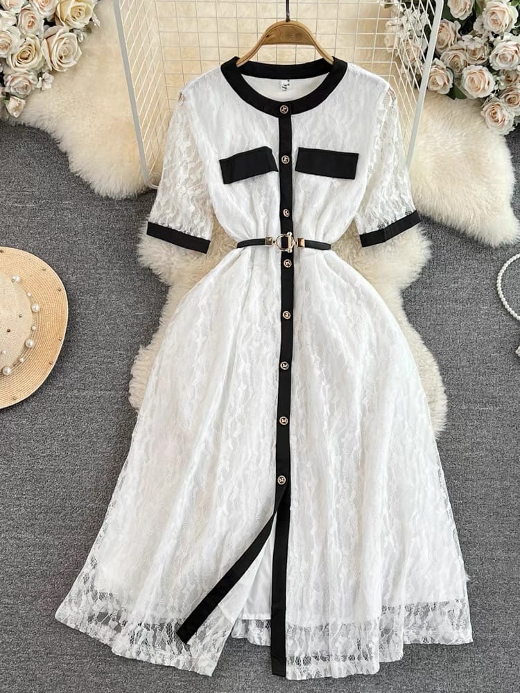 Heavenly paris lace dress FD277 image