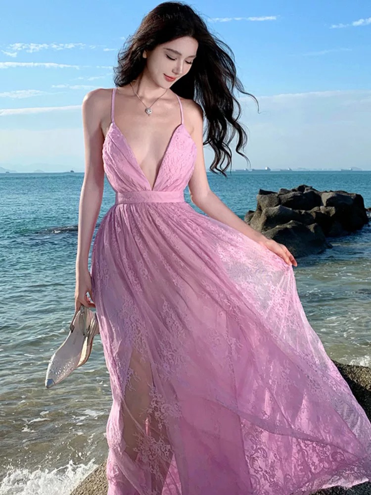 Chasing thrills lace dress FD890 image