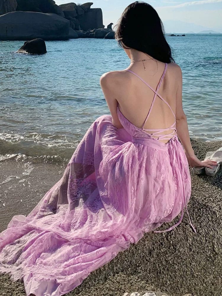 Chasing thrills lace dress FD890 image