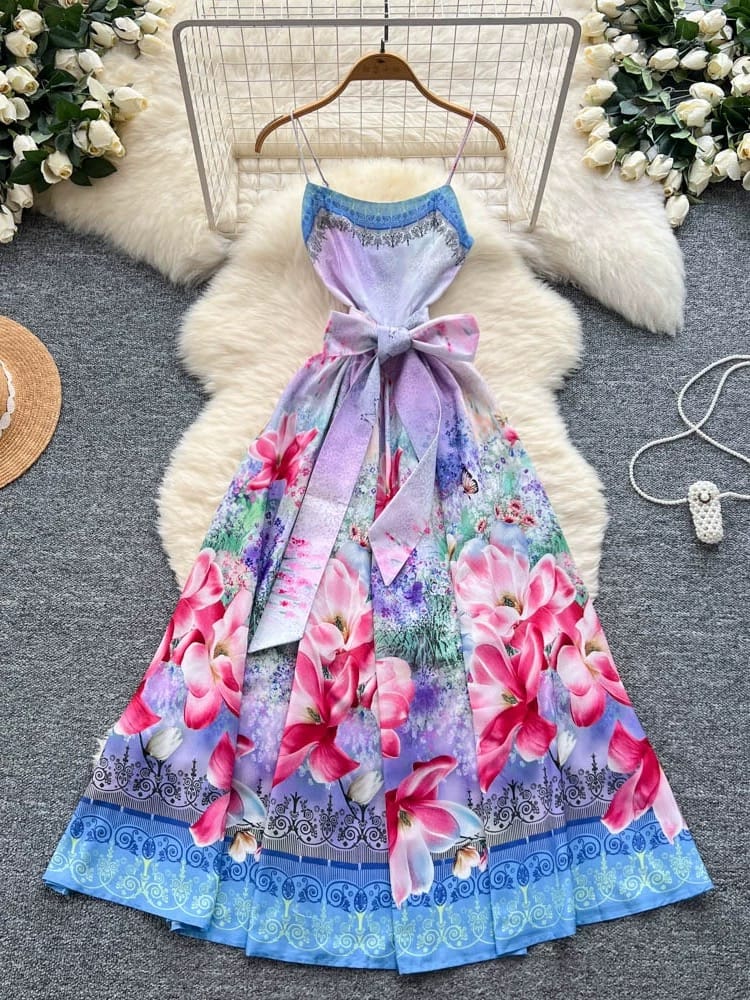 Sarai print dress CD357 image