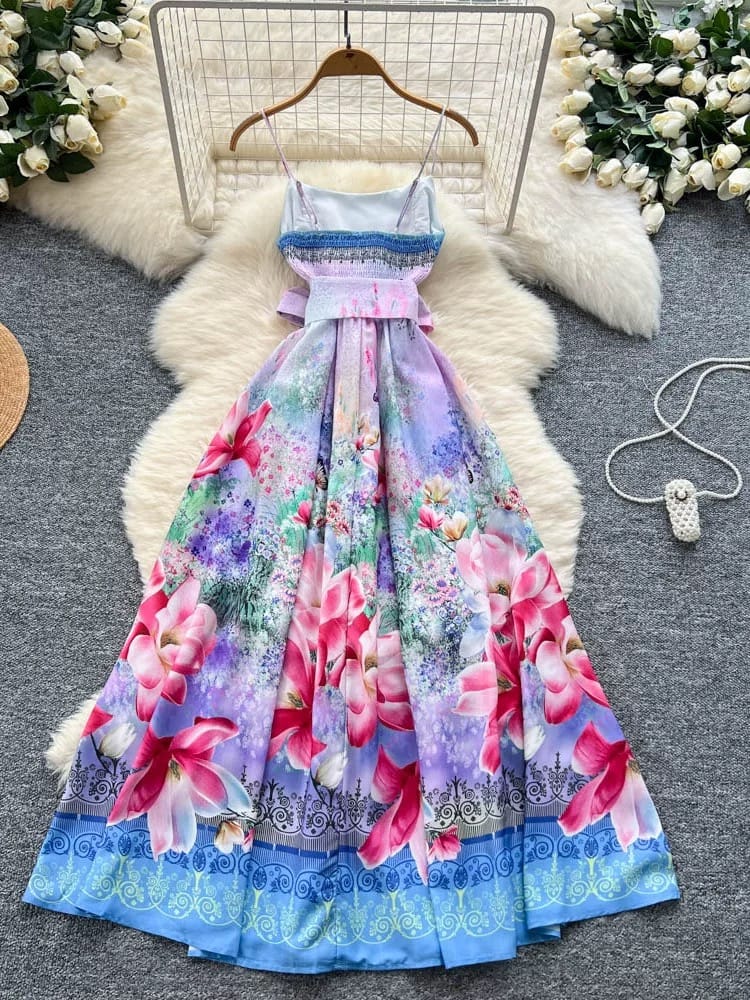 Sarai print dress CD357 image