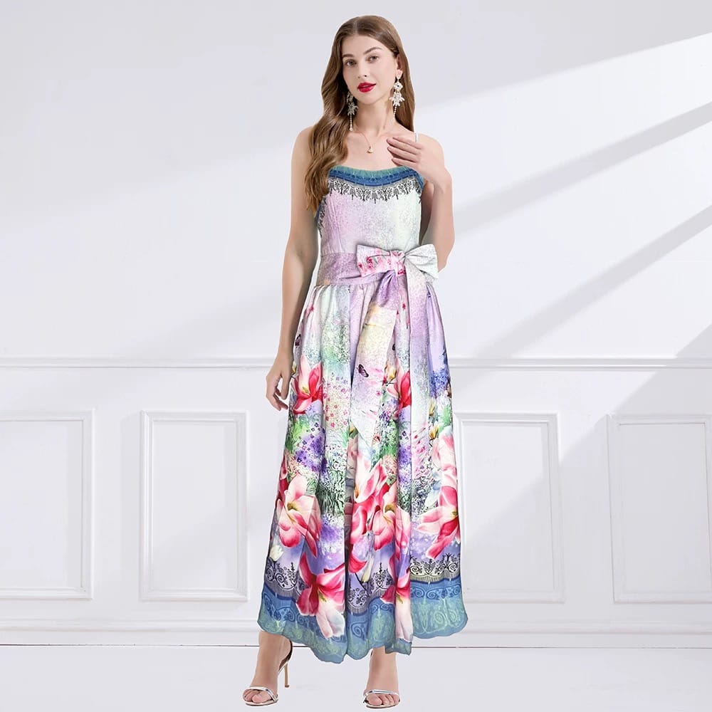 Sarai print dress CD357 image