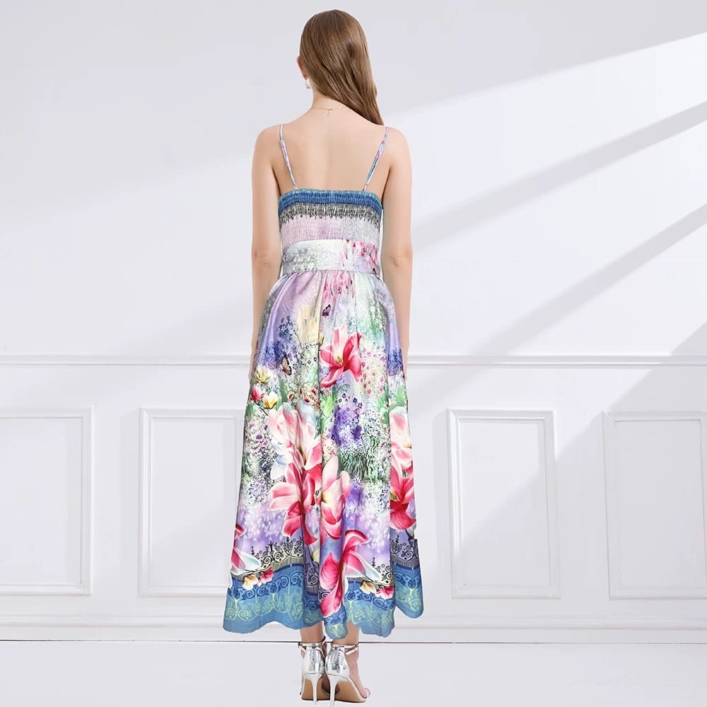 Sarai print dress CD357 image