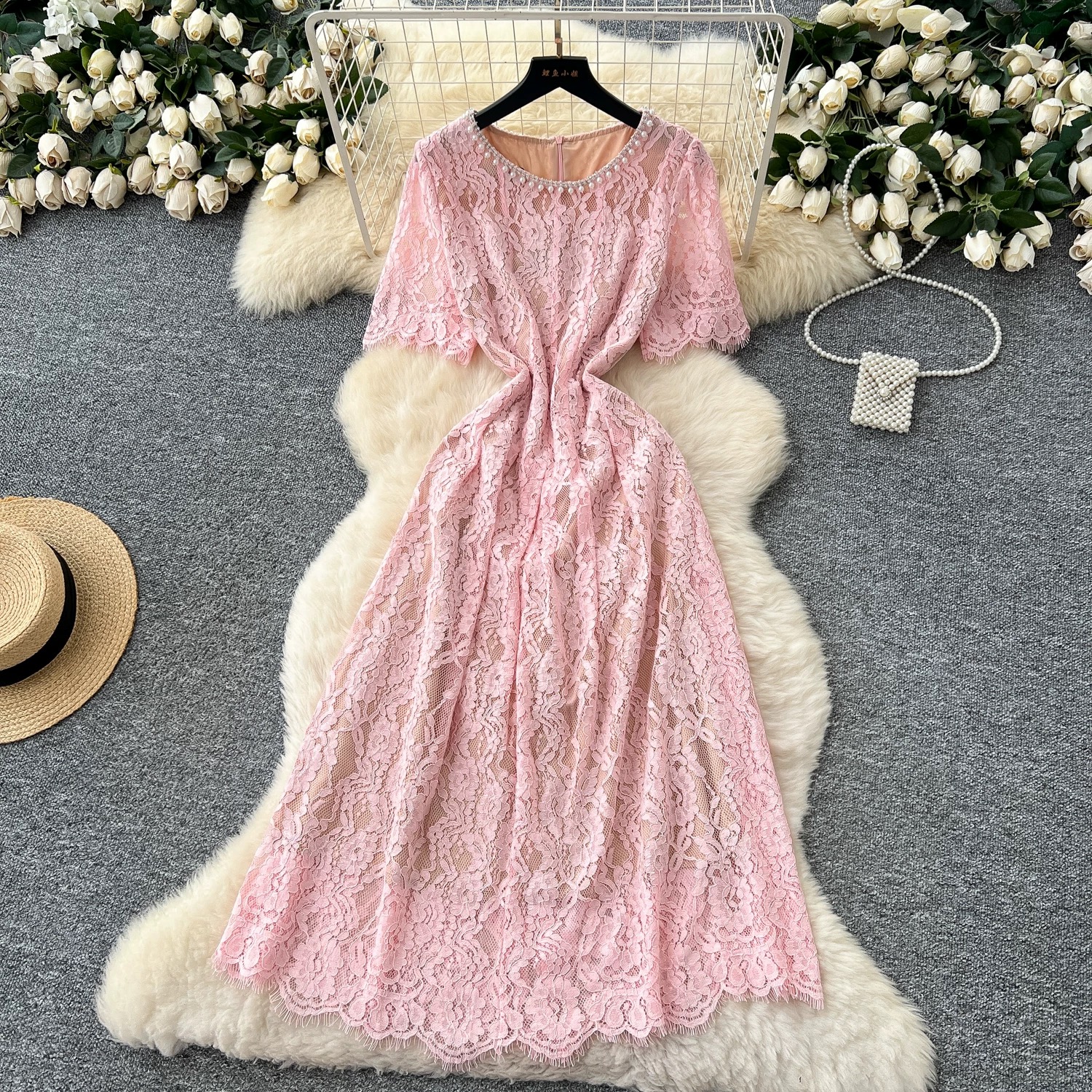 Miss sweetheart lace dress FD533 image
