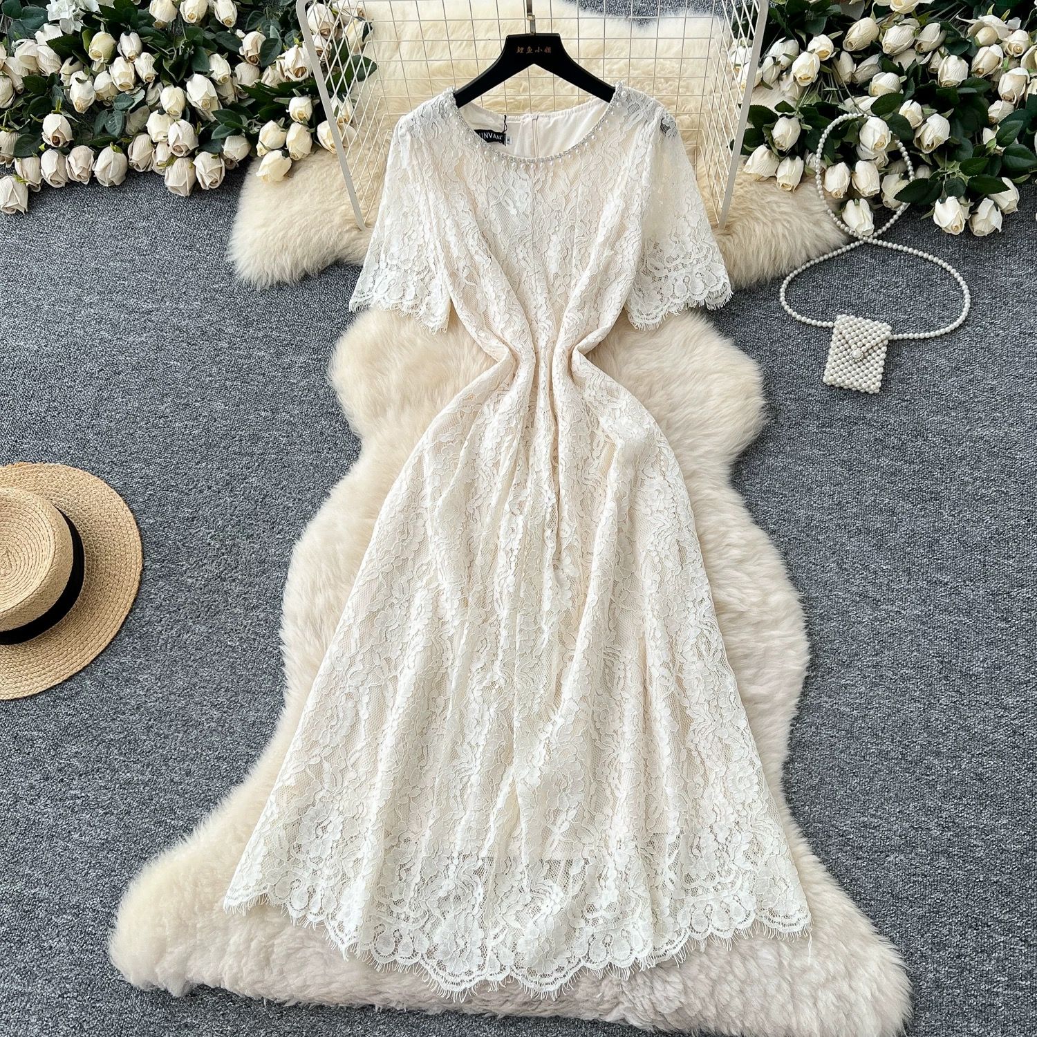 Miss sweetheart lace dress FD533 image