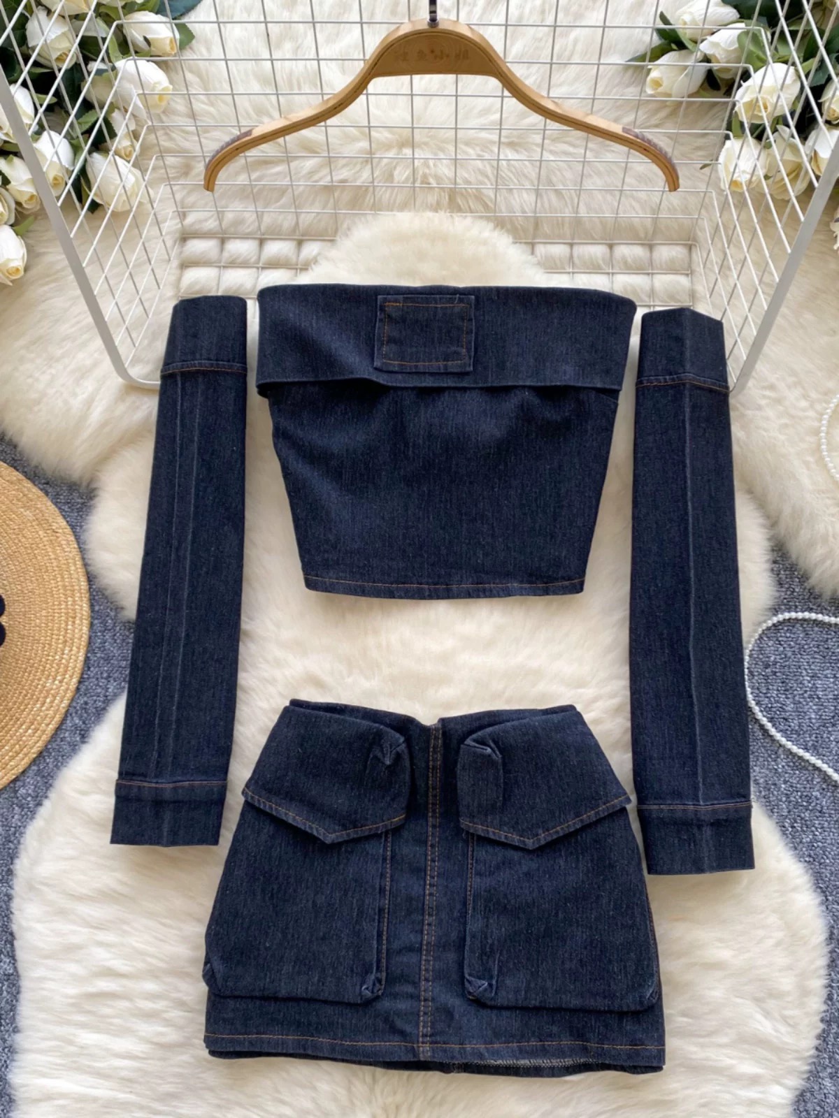 Can’t forget me denim set DTP208 image